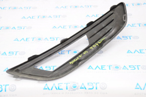 Bumper grille left Ford Focus mk3 15-18 rest for fog lights, type 1