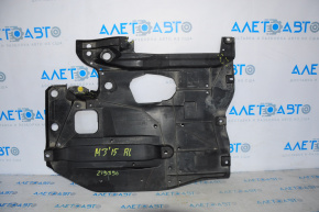 Underbody protection rear left Mazda 3 14-18 BM fasteners torn