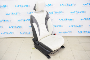 Passenger seat Toyota Prius 50 16-18 with airbag, mechanical, heated, leather black-gray