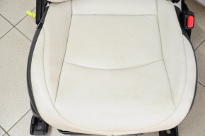 Passenger seat Toyota Prius 50 16-18 with airbag, mechanical, heated, leather black-gray