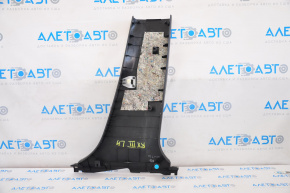 Lexus RX350 RX450h 10-15 black lower left center pillar trim