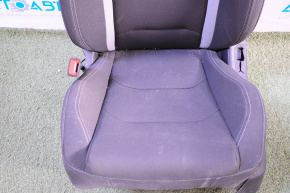 Driver's seat Chevrolet Camaro 16- without airbag, cloth, electric, black-gray