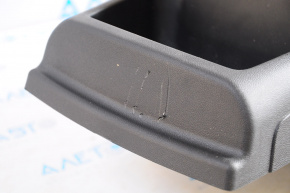 Console center armrest and cup holders Chevrolet Camaro 16- black, scratches