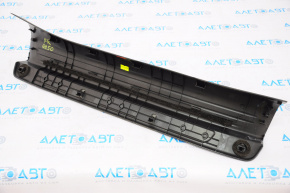 Door sill trim front right Infiniti QX50 19-20 black, with chrome trim, worn