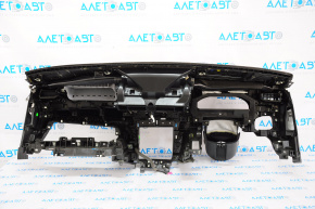 Dashboard front panel without AIRBAG Infiniti QX50 19-20 black for speaker