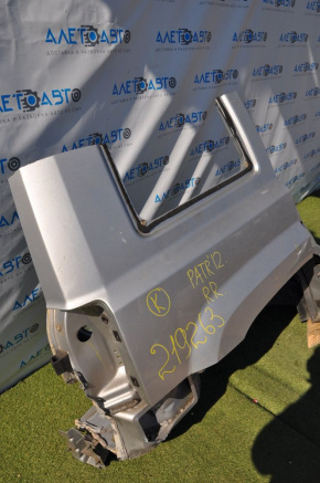 Quarter wing rear right Jeep Patriot 11-17 silver, small bumps
