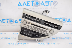 Radio, Tape, Climate Control, Panel Assembly Lexus RX350 RX450h 10-15 Type 1