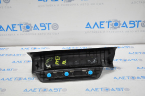 Door sill trim rear left Lexus RX350 RX450h 10-15 black, with chrome trim, worn