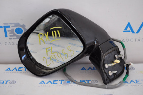 Left side mirror assembly Lexus RX350 RX450h 10-12 14 pins, auto-dimming, turn signal, black