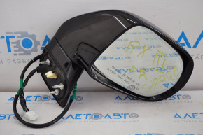 Side mirror right complete Lexus RX350 RX450h 10-12 14 pins, auto-dim, turn signal, black, butt