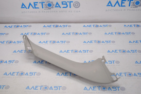 Left trunk door trim Lexus RX350 RX450h 10-15 gray, plastic turned white