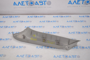 Left trunk door trim Lexus RX350 RX450h 10-15 gray, plastic turned white