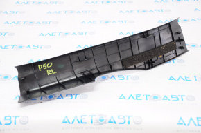 Rear left door sill trim for Toyota Prius 50 16-22 black