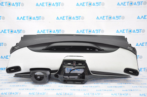 Torpedo front panel without AIRBAG Toyota Prius 50 16-16 black with gray for small display