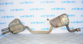 Exhaust pipe assembly VW Jetta 11-15 USA 1.8t resonator with barrel