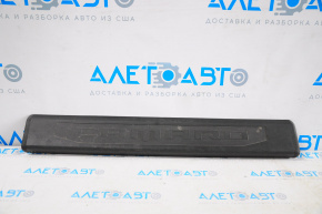 Door sill trim front left Chevrolet Camaro 16- coupe outer, black, scratches