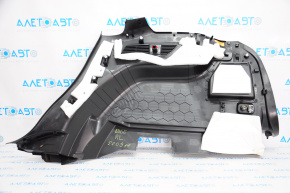 Left arch trim Ford Edge 15-24 black worn, broken edge
