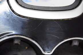 Center console trim with cup holder Ford Edge 15-18 black, scratches