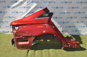 Quarter wing rear right Hyundai Sonata 11-12 red, bumps, dents