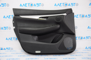 Door trim card front left Infiniti QX50 19-20 black, rubbed overlay