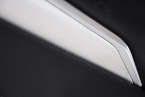 Door trim card front left Infiniti QX50 19-20 black, rubbed overlay