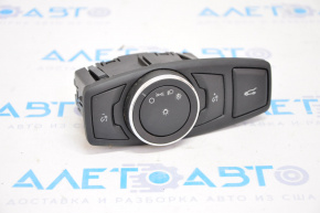 Headlight control Ford Edge 15-18 without fog lights, with automatic light, trunk button for electric drive