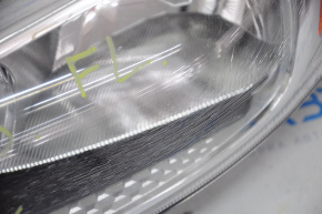 Headlight front left bare Ford Focus mk3 15-18 rest, halogen, light, spider web, opened