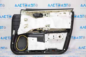 Door trim card front left Nissan Pathfinder 13-16 black leather, rubbed