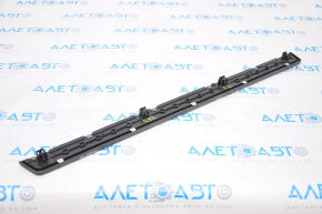 Door sill trim outer front left Nissan Pathfinder 13-20 black with chrome, worn