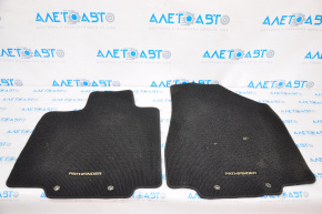 Set of floor mats for Nissan Pathfinder 13-20 cloth black