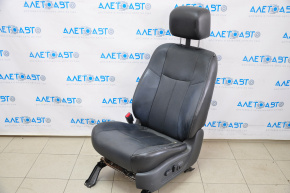 Driver's seat Nissan Pathfinder 13-16 with airbag, electric, leather black, headrest with monitor tear