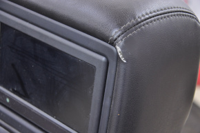 Driver's seat Nissan Pathfinder 13-16 with airbag, electric, leather black, headrest with monitor tear