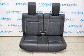 Rear row of seats 3 row Nissan Pathfinder 13-16 leather black, tear