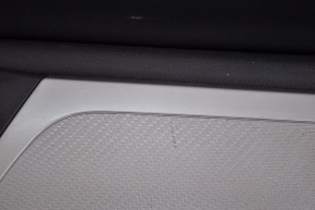 Door trim card front left Subaru Legacy 15-18 leather, black, gray insert, scratch