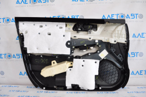Door trim card front right Subaru Legacy 15-18 leather, black, gray insert, scratch