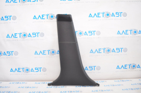 Center pillar trim lower left Subaru Legacy 15-19 black, wiped