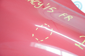 Front right wing Subaru Legacy 15-19 red H2Q, dent, bump