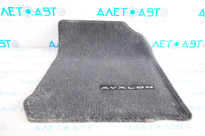 Front right mat Toyota Avalon 13-18 cloth, black