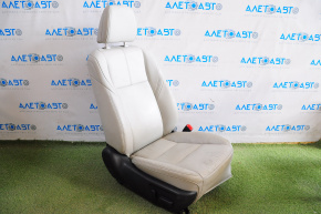 Passenger seat Toyota Avalon 13-14 with airbag, electric, gray leather, cracks in leather