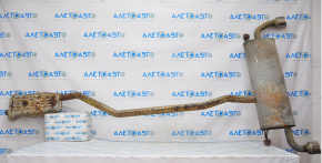 Muffler rear part with barrel Ford Edge 15-18 3.5 FWD sawed off cut