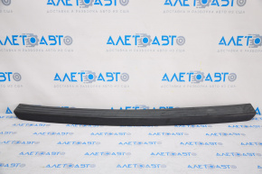 Upper bumper trim Jeep Compass 11-16 black, rubbed