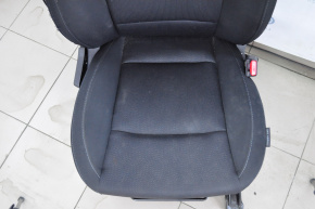 Passenger seat Subaru Legacy 15-17 without airbag, mechanic, cloth black, Strelnushvee