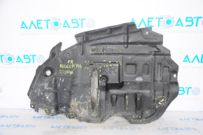 Right engine guard Toyota Avalon 13-15 pre-rest, broken fasteners, tears, scratches