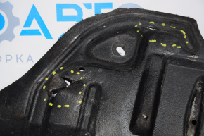 Right engine guard Toyota Avalon 13-15 pre-rest, broken fasteners, tears, scratches