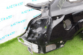 Quarter wing rear right Ford Focus mk3 11-18 4d black, pokes, with central pillar