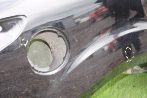 Quarter wing rear right Ford Focus mk3 11-18 4d black, pokes, with central pillar