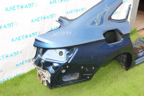 Quarter wing rear right VW Jetta 19-24 blue, on the body