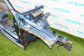 Body pillar with glass right VW Jetta 19-24 blue, on the body