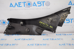 Rear pillar trim lower right Ford Focus mk3 11-18 5d black, scratches