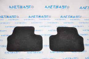 Set of floor mats for Jeep Compass 11-16, cloth, black, dry-cleanable